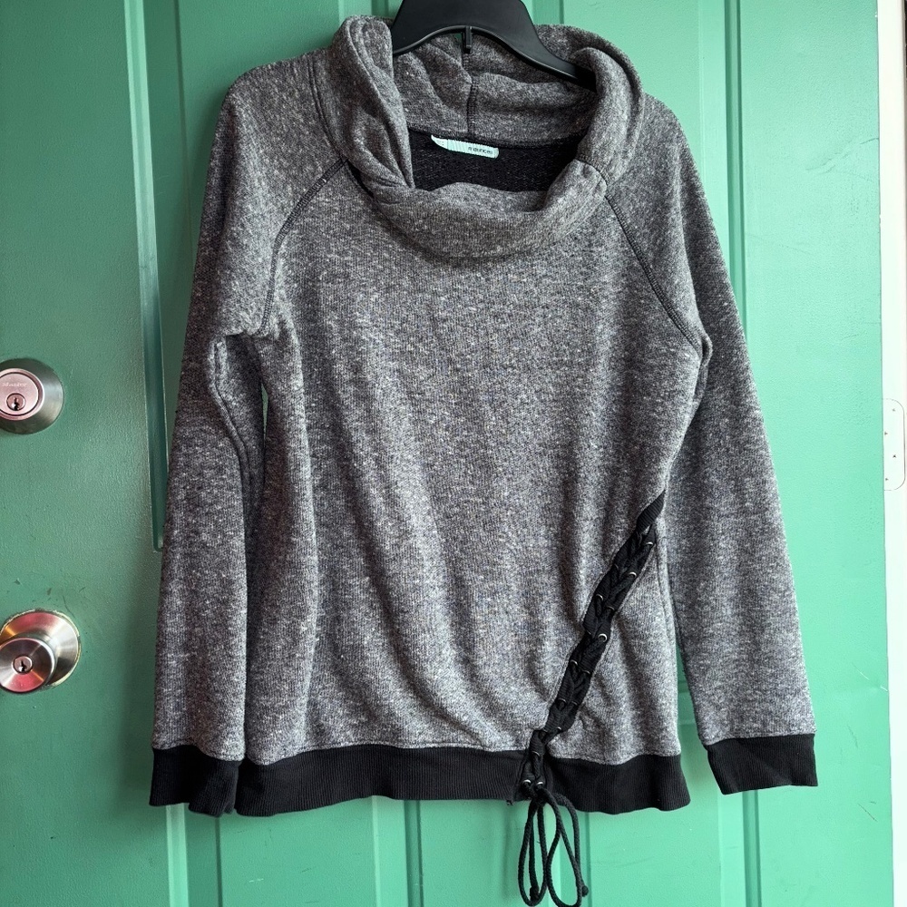 Maurice’s large cowl neck sweatshirt adorable